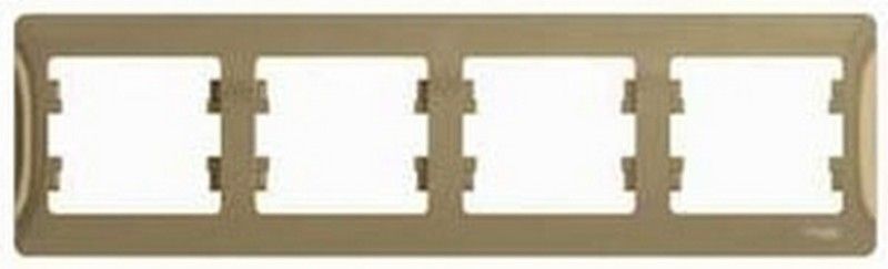 Glossa Титан Рамка Systeme Electric Glossa Титан 4-я, горизонтальная GSL000404