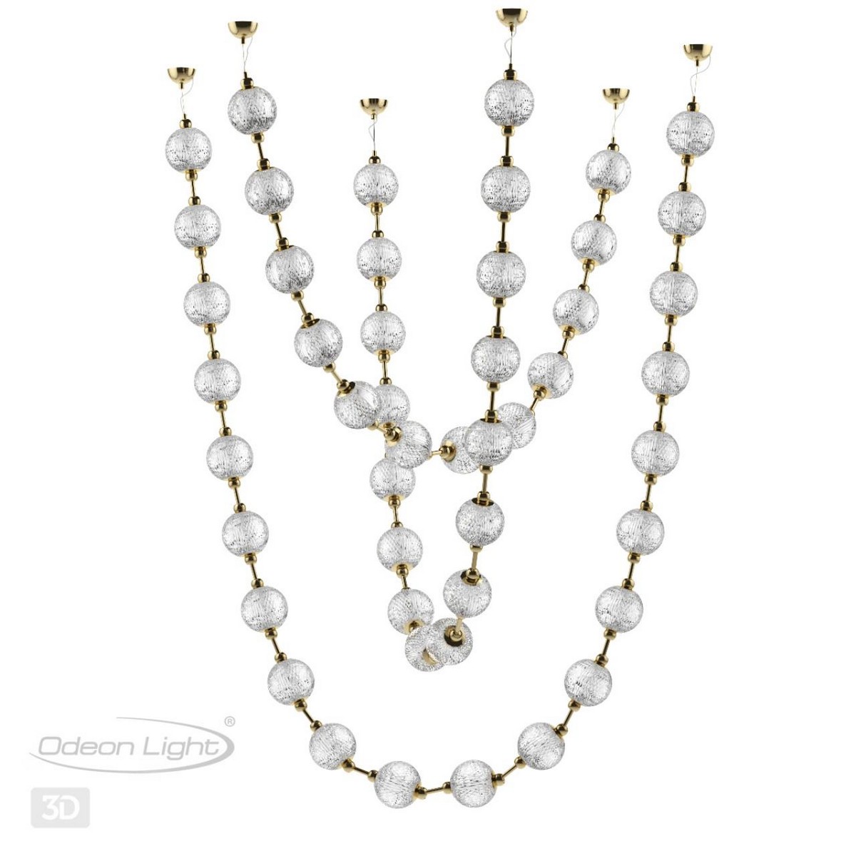Люстры Люстра подвесная ODEON LIGHT 5008/192L CRYSTAL 