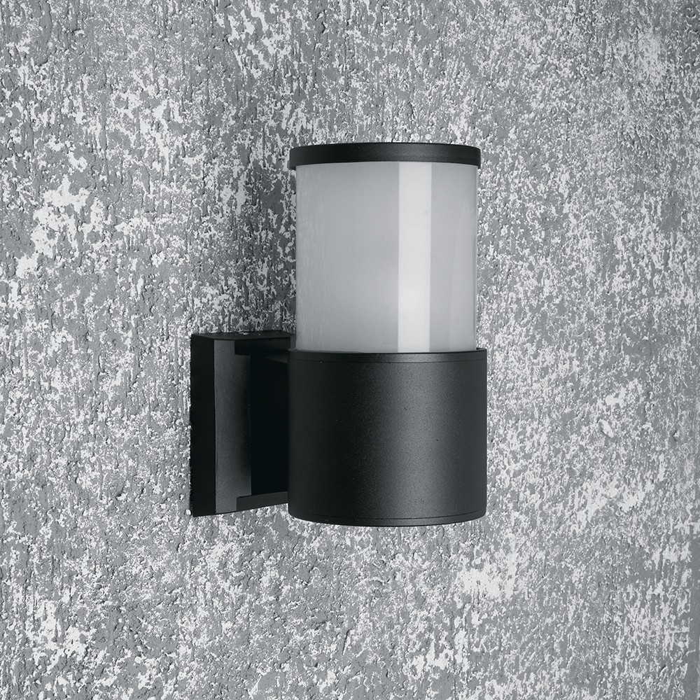 Уличные настенные светильники Светильник садово-парковый Feron DH0904 на стену вверх  E27 230V черный 11656 