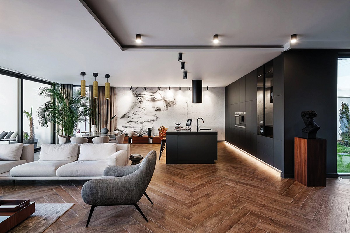 Светильники споты светодиодные Светильник потолочный Feron ML188 Barrel PRISM MR16 GU10 35W 230V черный 48674 