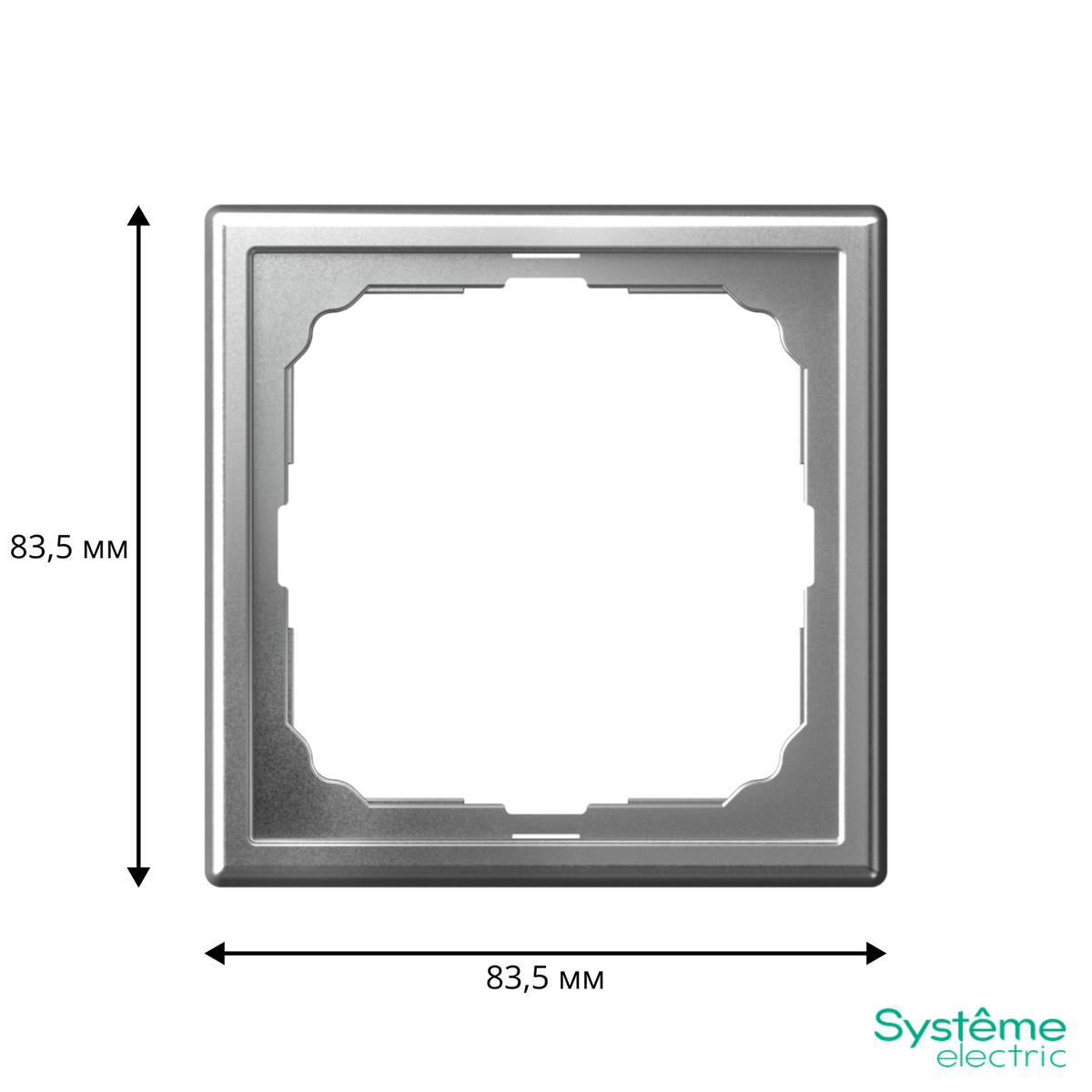 ArtGallery Алюминий Рамка Systeme Electric ArtGallery Алюминий 1-ая GAL000301