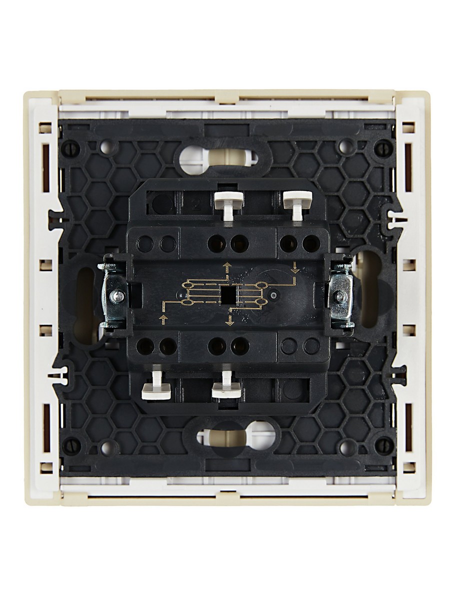 IEK FORTE&PIANO Ваниль Выключатель IEK FORTE&PIANO Ваниль 1-кл перекрестный 10А FP412