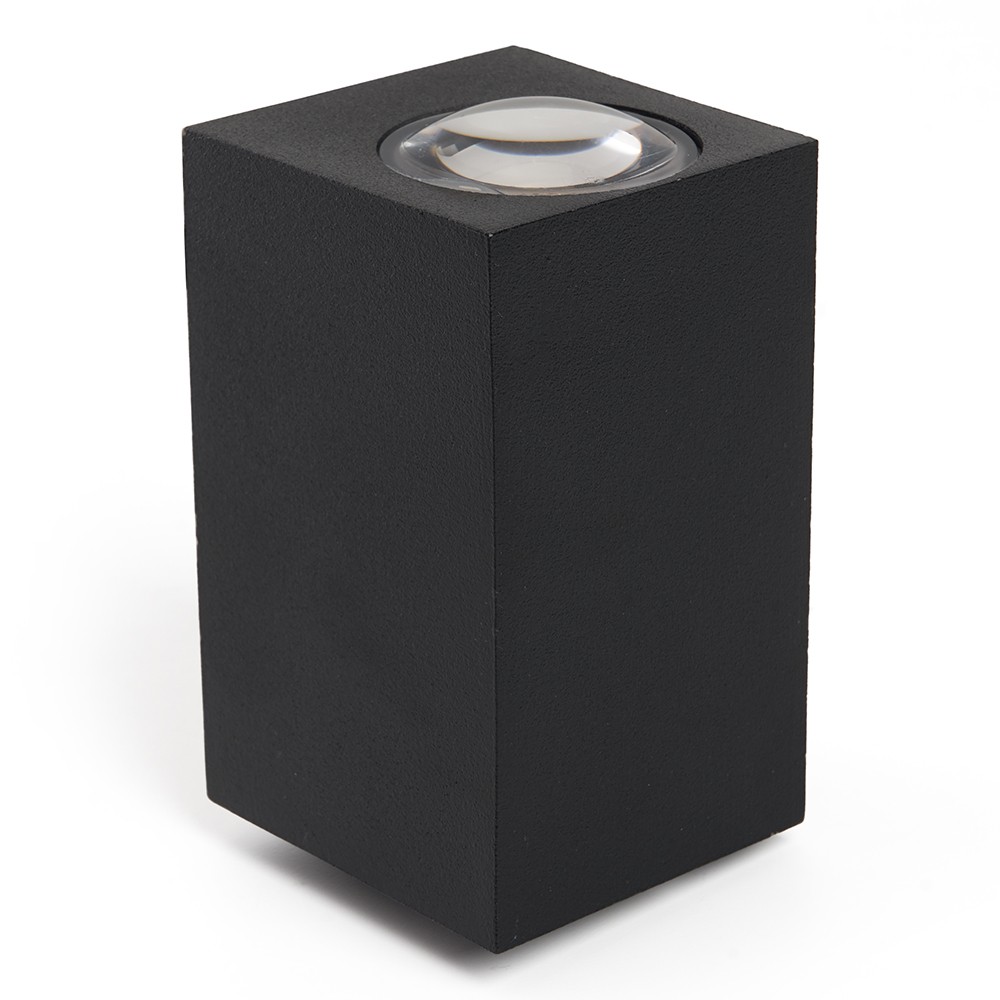 Уличные настенные светильники Светильник уличный светодиодный Feron DH055 2*5W 800Lm 4000K черный 48486 