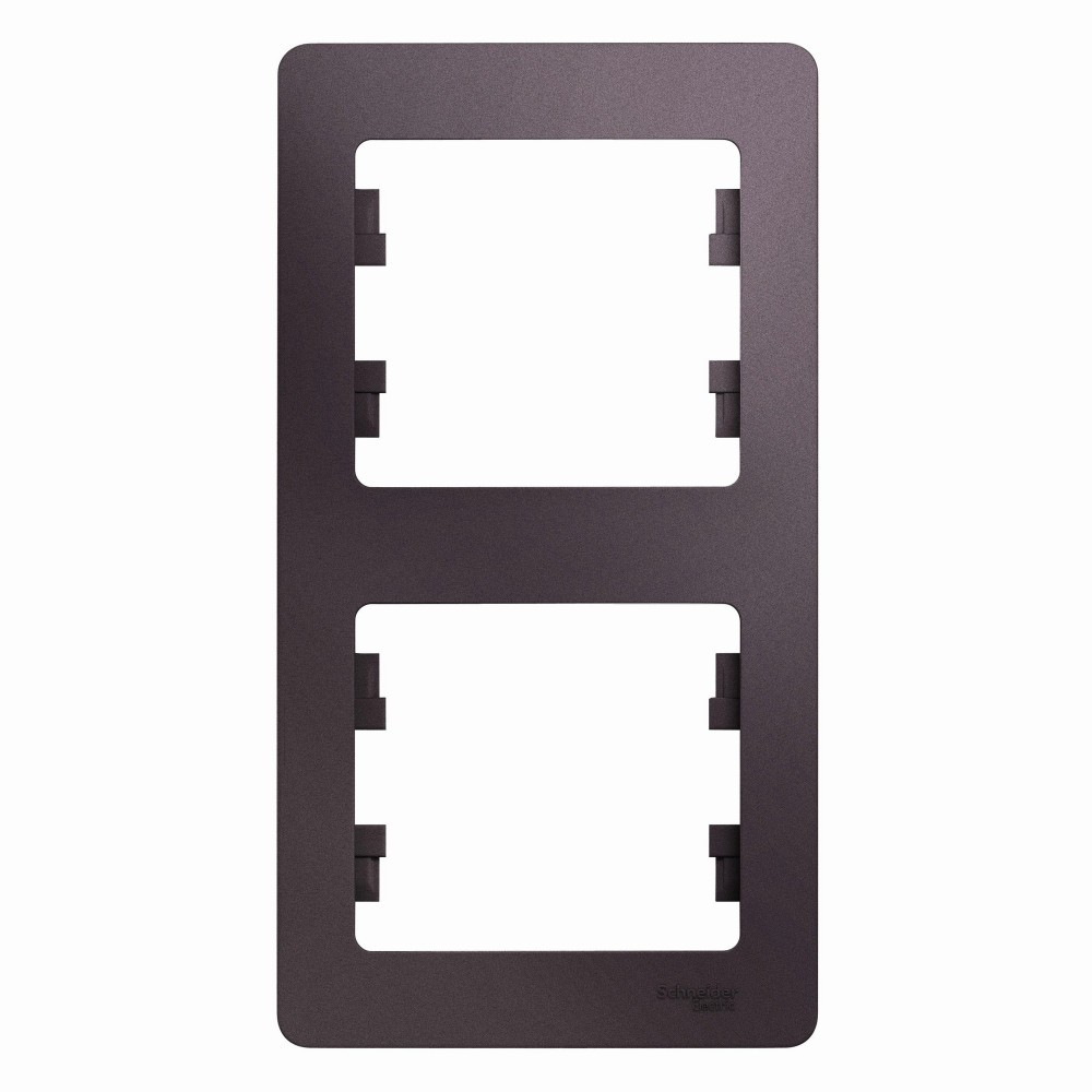 Glossa Сиреневый туман Рамка Systeme Electric Glossa Сиреневый туман 2-ая вертикальная GSL001406