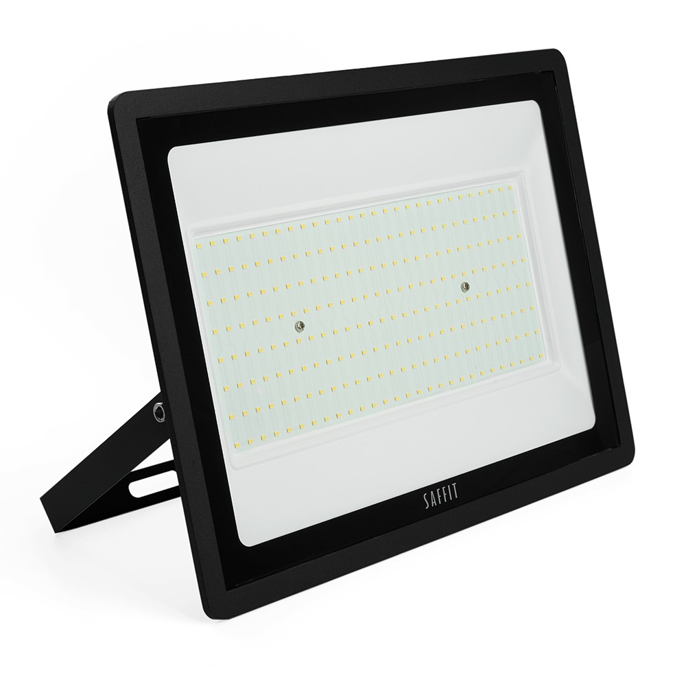 Прожекторы светодиодные Светодиодный прожектор Saffit SFL90-200 IP65 200W 6400K черный 55168 