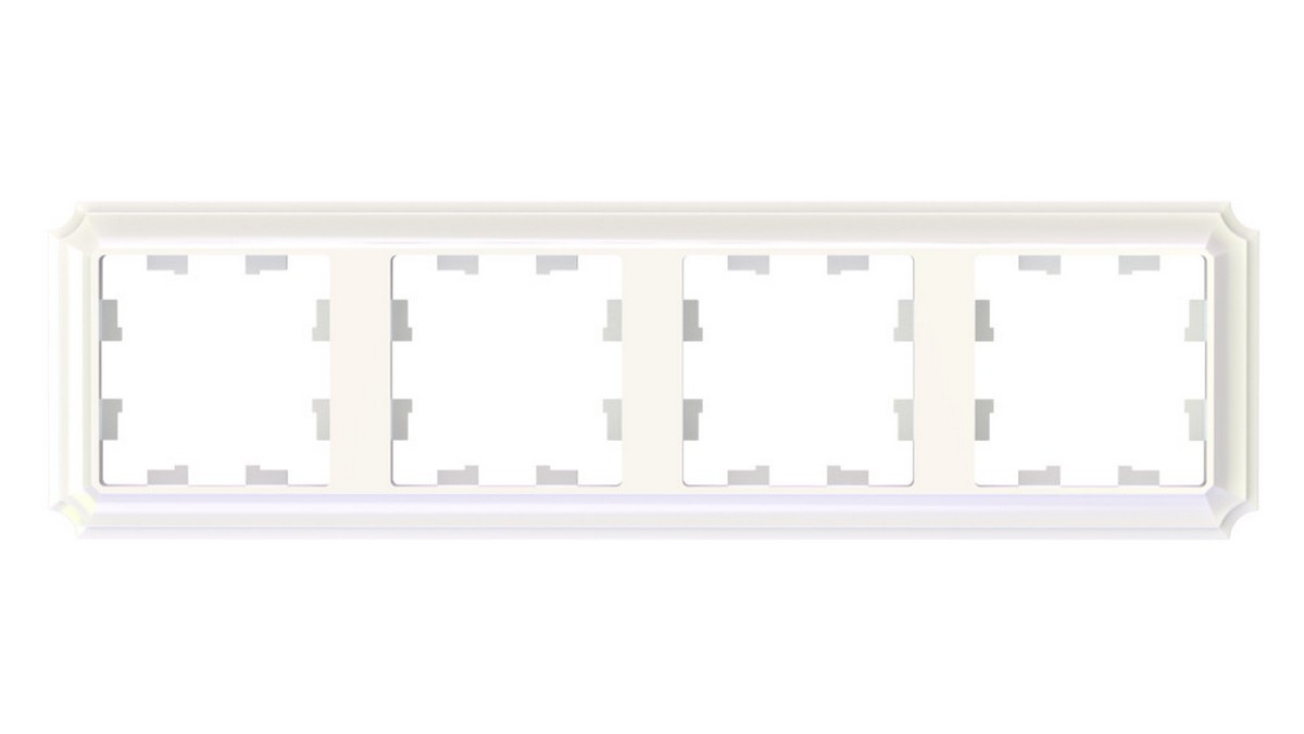 AtlasDesign Рамки Antique Рамка Systeme Electric AtlasDesign Antique Жемчуг 4-ая, универсальная ATN100404