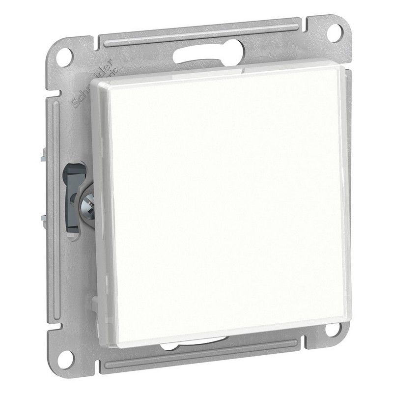 AtlasDesign Белый Выключатель 1-клавишный Systeme Electric AtlasDesign Art белый ATN200111