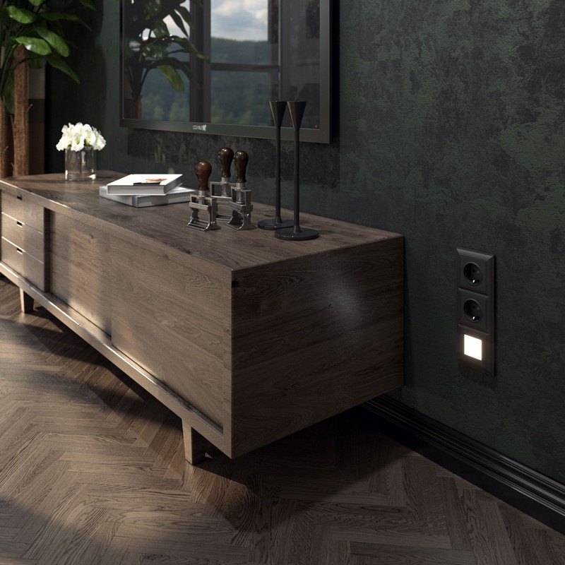 Рамки Werkel Fiore Рамка Werkel Fiore на 3 поста (черный матовый) W0032208