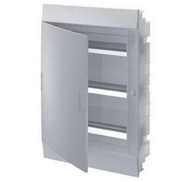 Щиты и боксы ABB Mistral41 Бокс в нишу ABB Mistral41 54М непрозрачная дверь (c клемм) 1SLM004101A1109