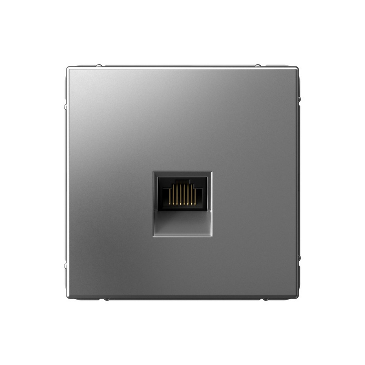 ArtGallery Сталь Розетка компьютерная Systeme Electric ArtGallery Сталь RJ45, кат. 5е,
