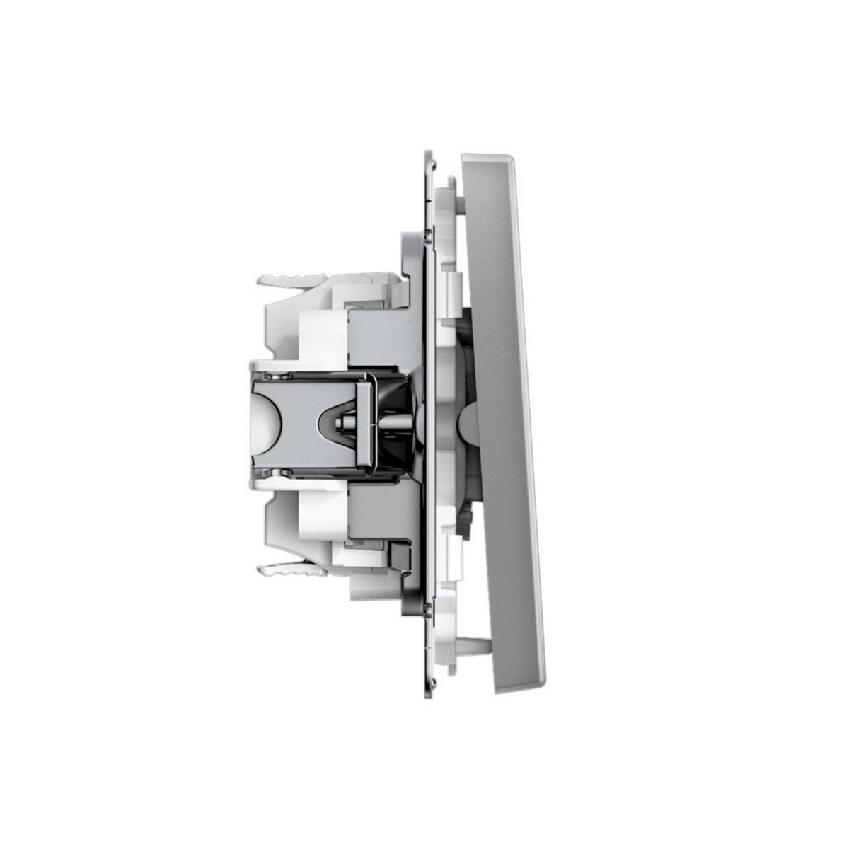 ArtGallery Сталь Выключатель SE ArtGallery Сталь 2-клавишный для жалюзи быстрозажим. клем. GAL000919S