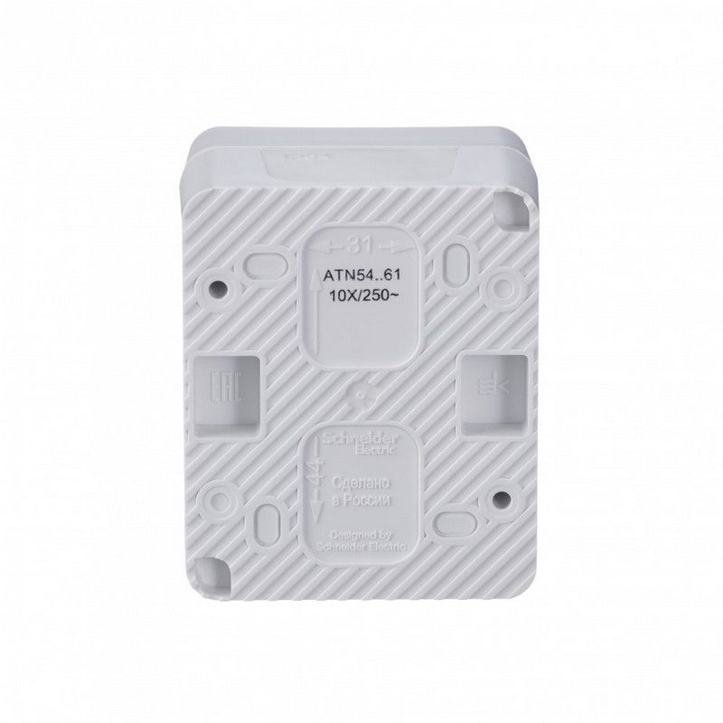 AtlasDesign Белый Переключатель 1-клавишный Systeme Electric AtlasDesign Profi54 наружный Белый IP54 ATN540161