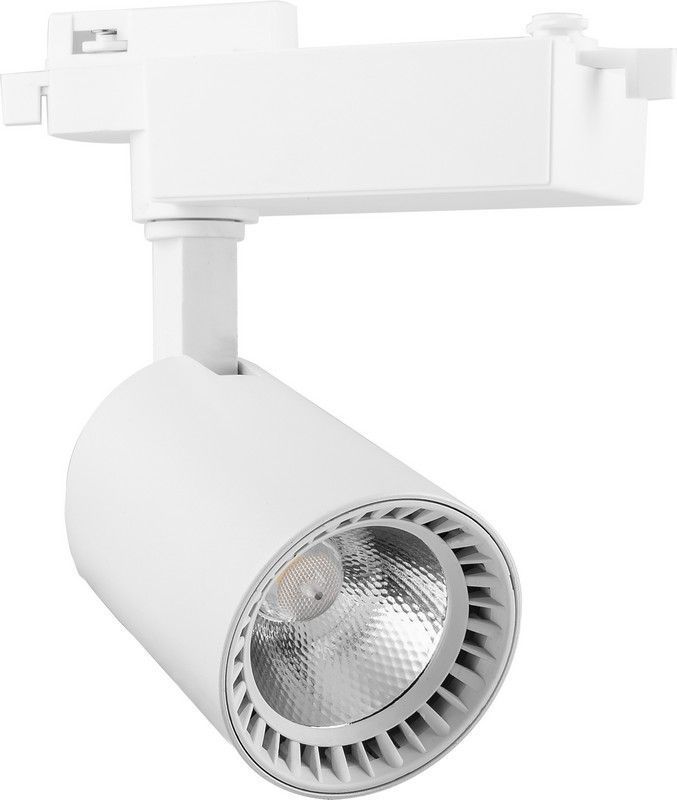 Трековые светодиодные светильники Светодиодный светильник Feron AL102 трековый на шинопровод 12W 4000K 35 градусов белый 29513 