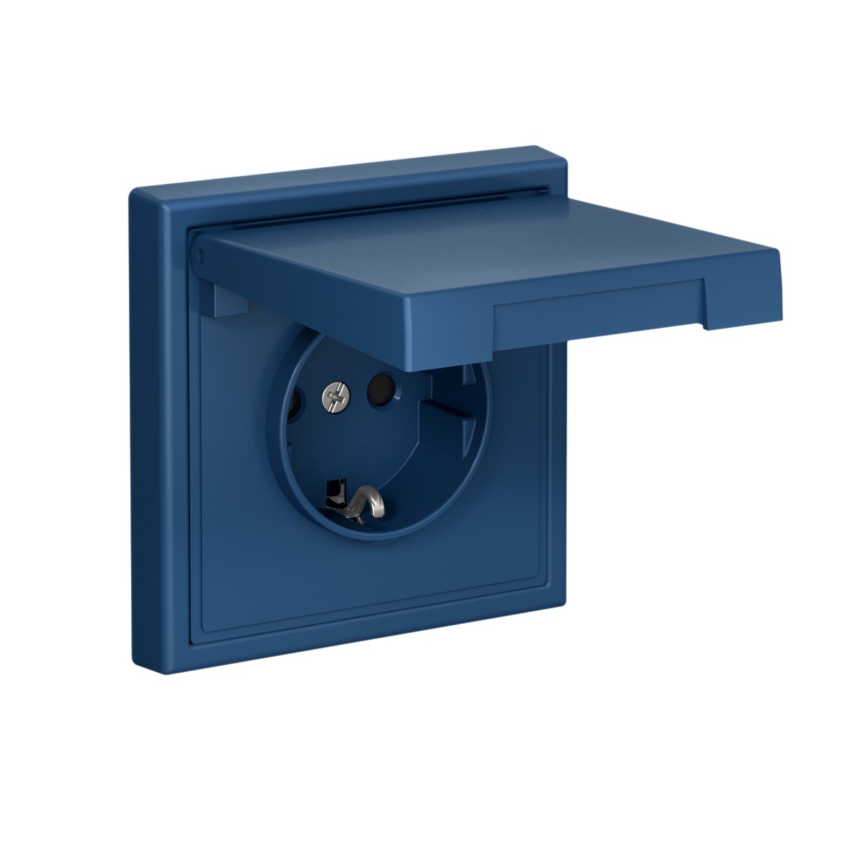 ArtGallery Аквамарин Розетка SE ArtGallery Аквамарин с заземл. со шторк. с крышк., 16А, IP20 быстрозажим. клем. GAL001146S