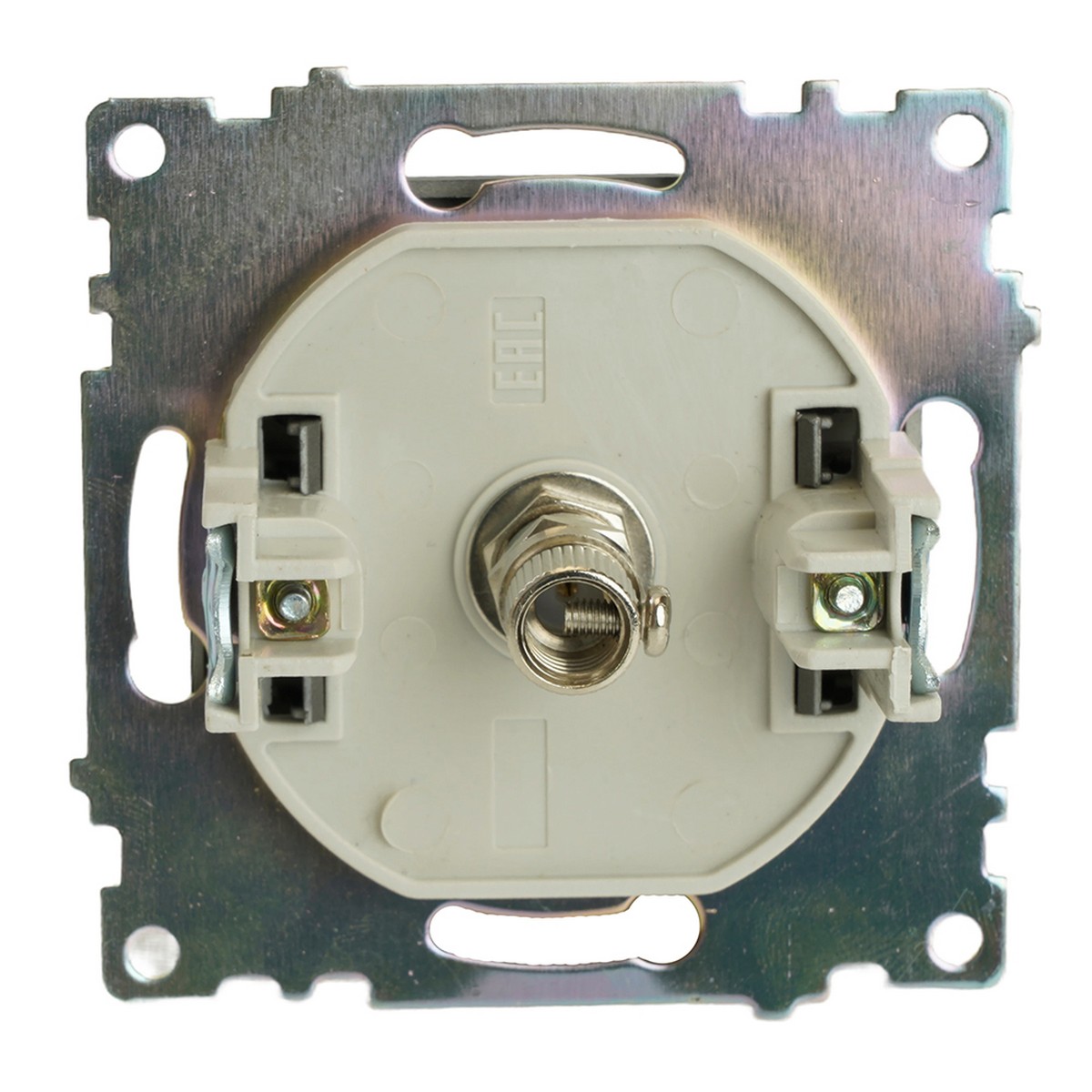 Катрин - Розетки и выключатели Stekker Розетка телевизионная 1-местная STEKKER GLS00-7108-06 75 Ом 5-862МГц Катрин графит 49419