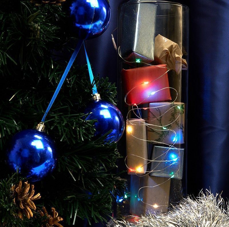 Гирлянда линейная Feron CL576 Роса статичная 10м USB мультиколор 48188