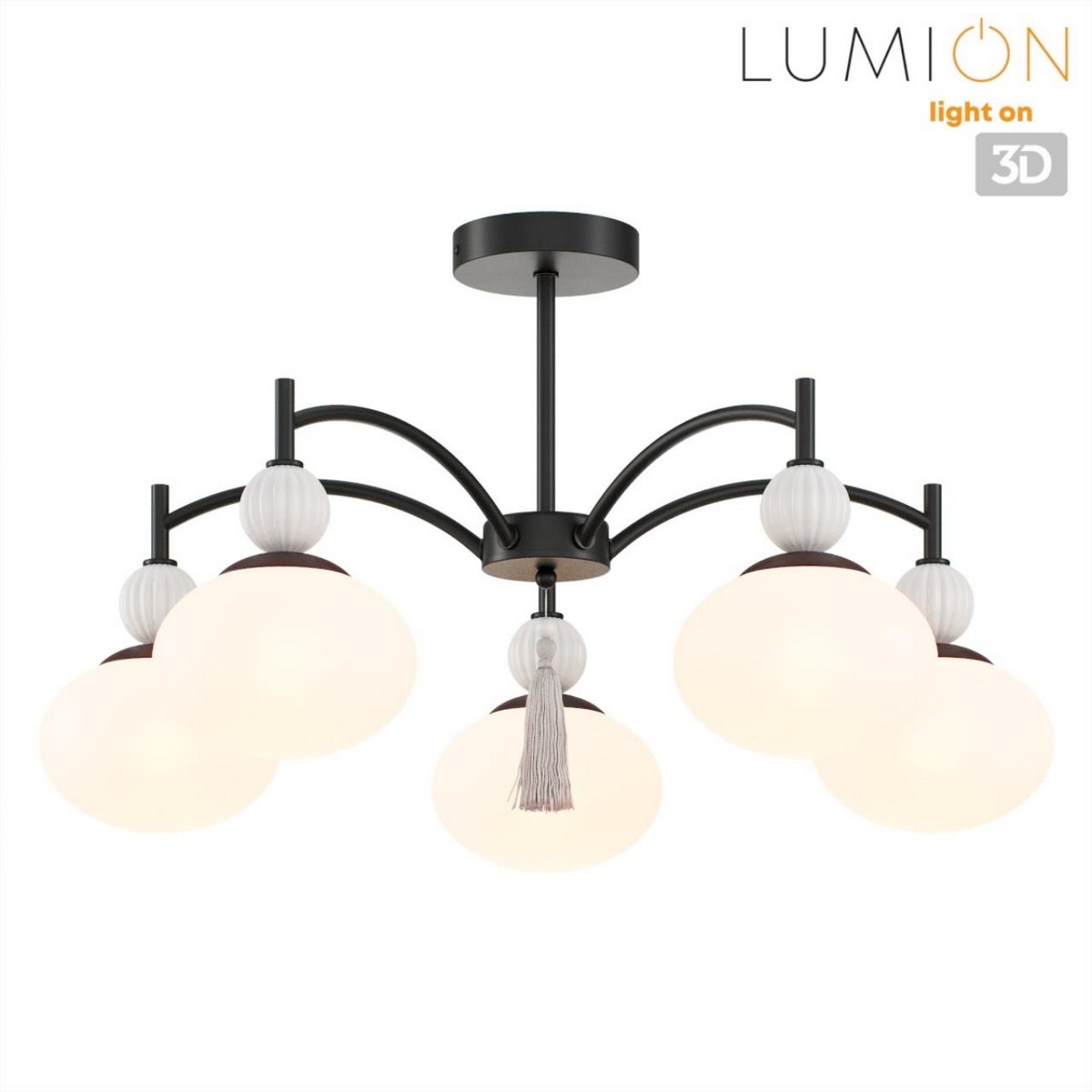 Люстры Люстра потолочная LUMION 8273/5C GLORIYA 