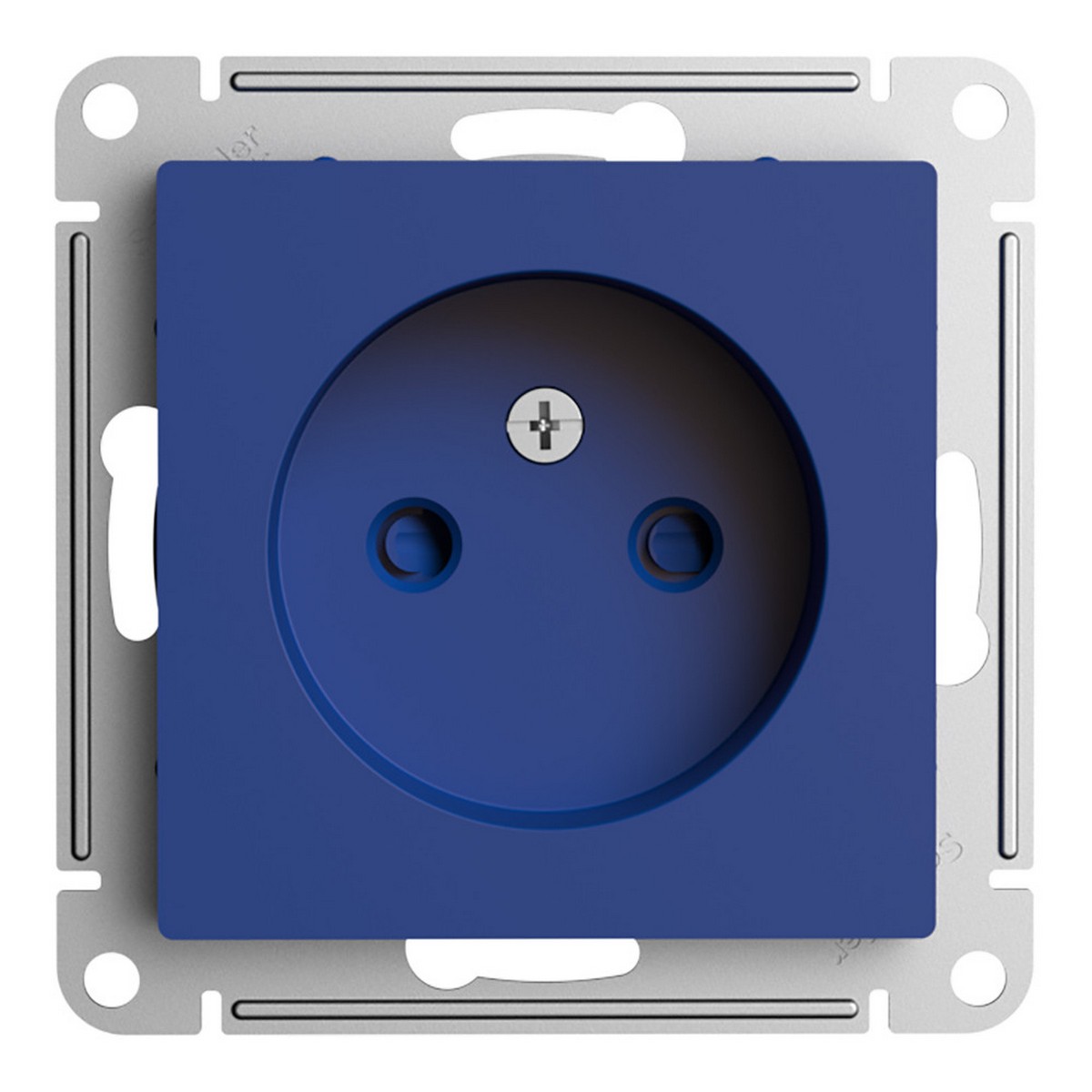 AtlasDesign Аквамарин Розетка Systeme Electric AtlasDesign Аквамарин б/з со шторками 16А ATN001149