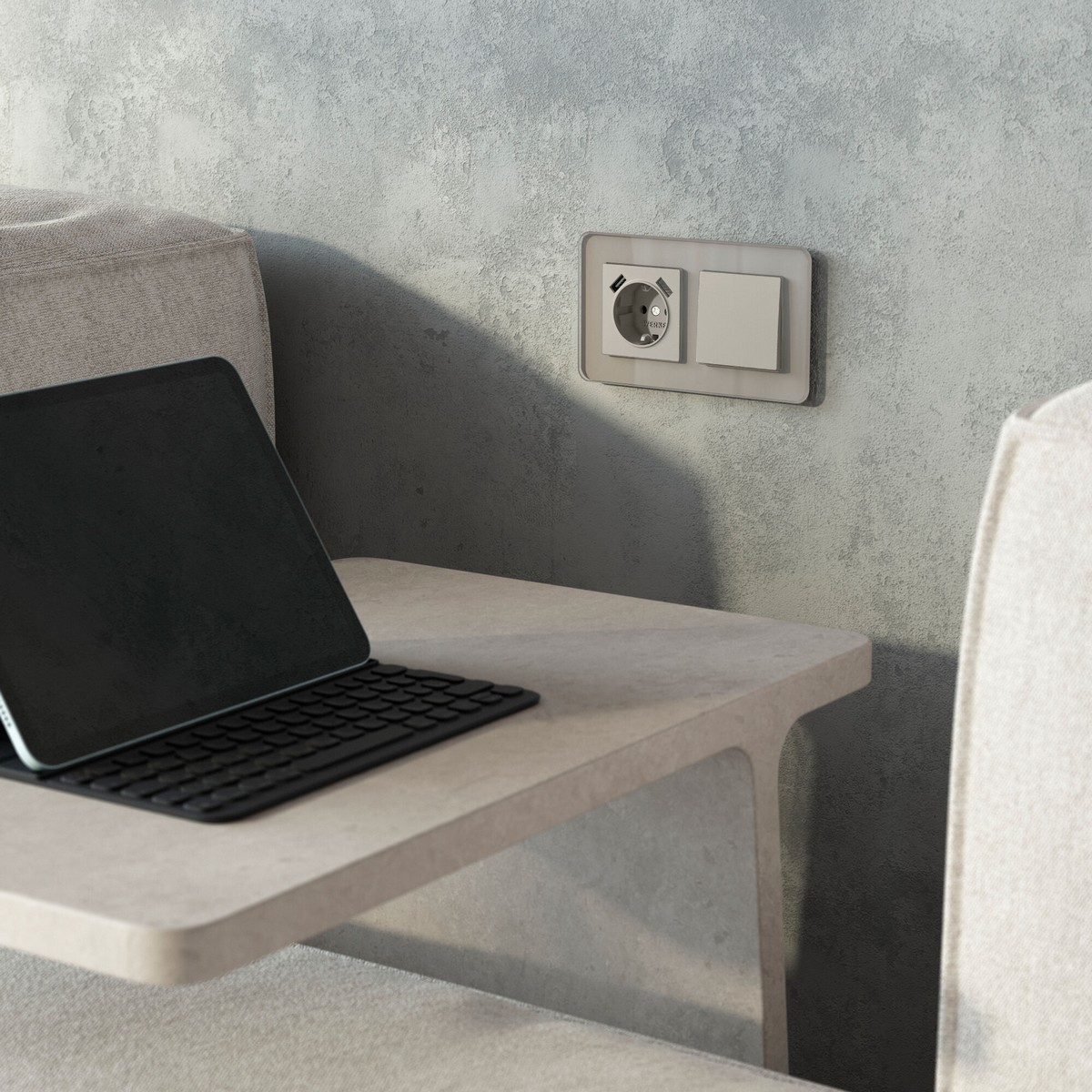 Werkel дымчатый Накладка Werkel для розетки USB (дымчатый) W1279504