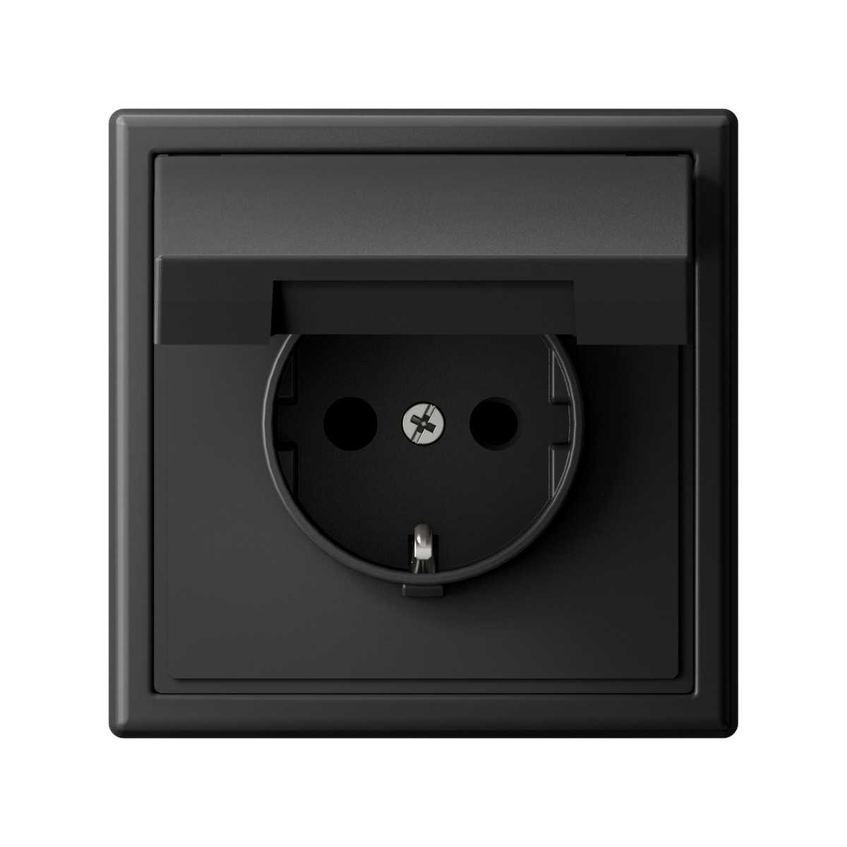 ArtGallery Базальт Розетка SE ArtGallery Базальт с заземл. со шторк. с крышк., 16А, IP20 быстрозажим. клем. GAL001446S
