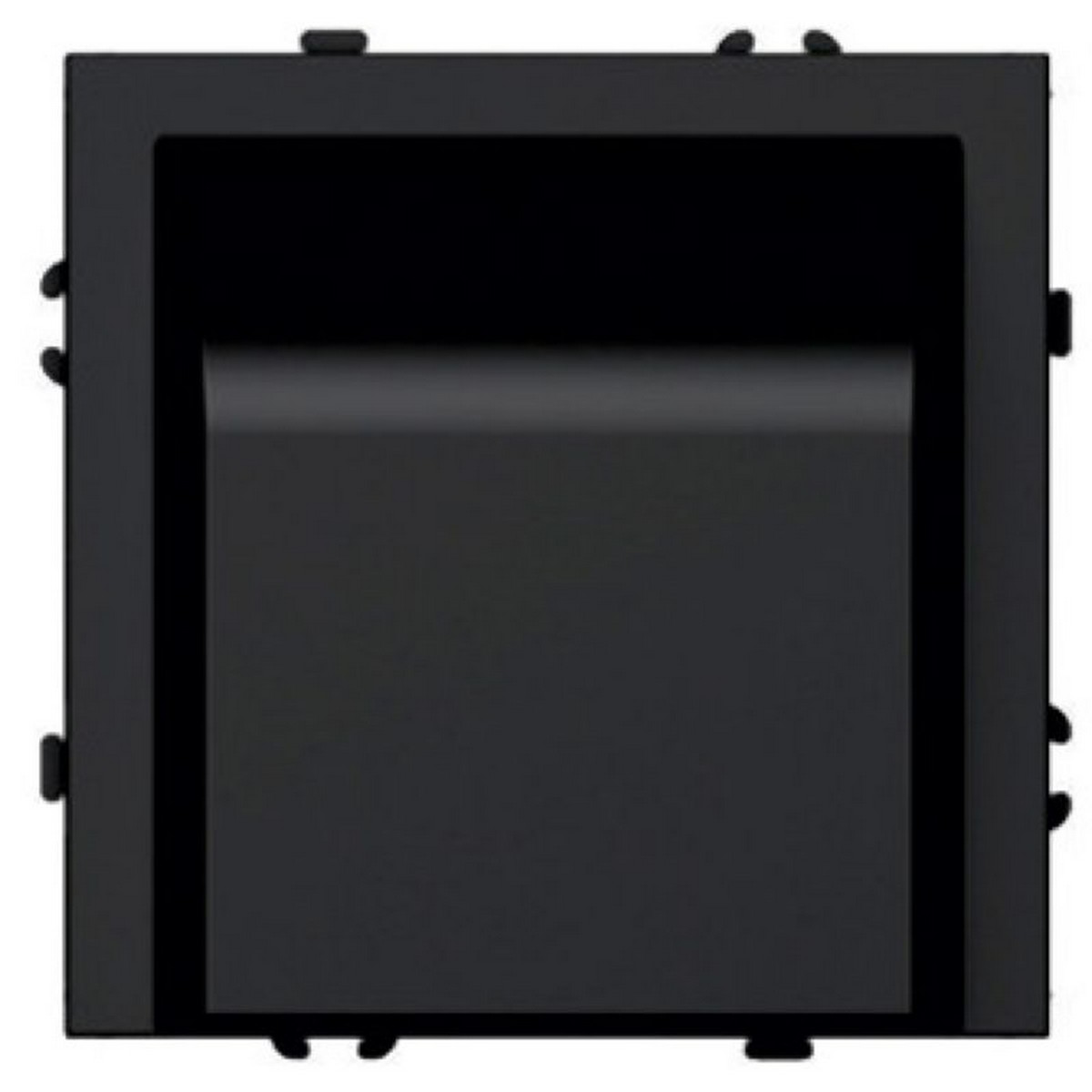 Эмили - Розетки и выключатели Stekker Кабельный вывод STEKKER Эмили RST00-5119-05 черный уголь soft-touch 50221