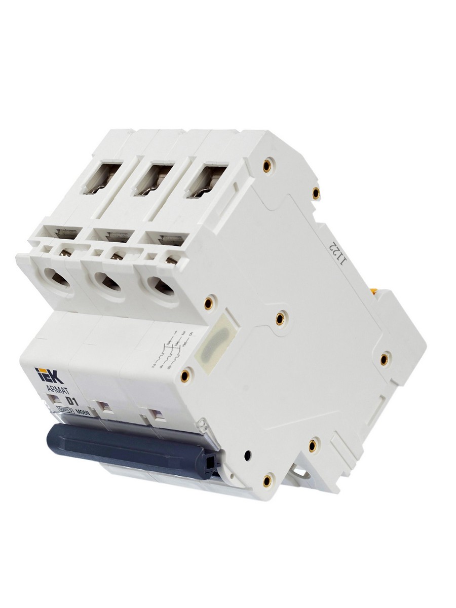 Автоматический выключатель IEK ARMAT M06N 3P D 1А AR-M06N-3-D001