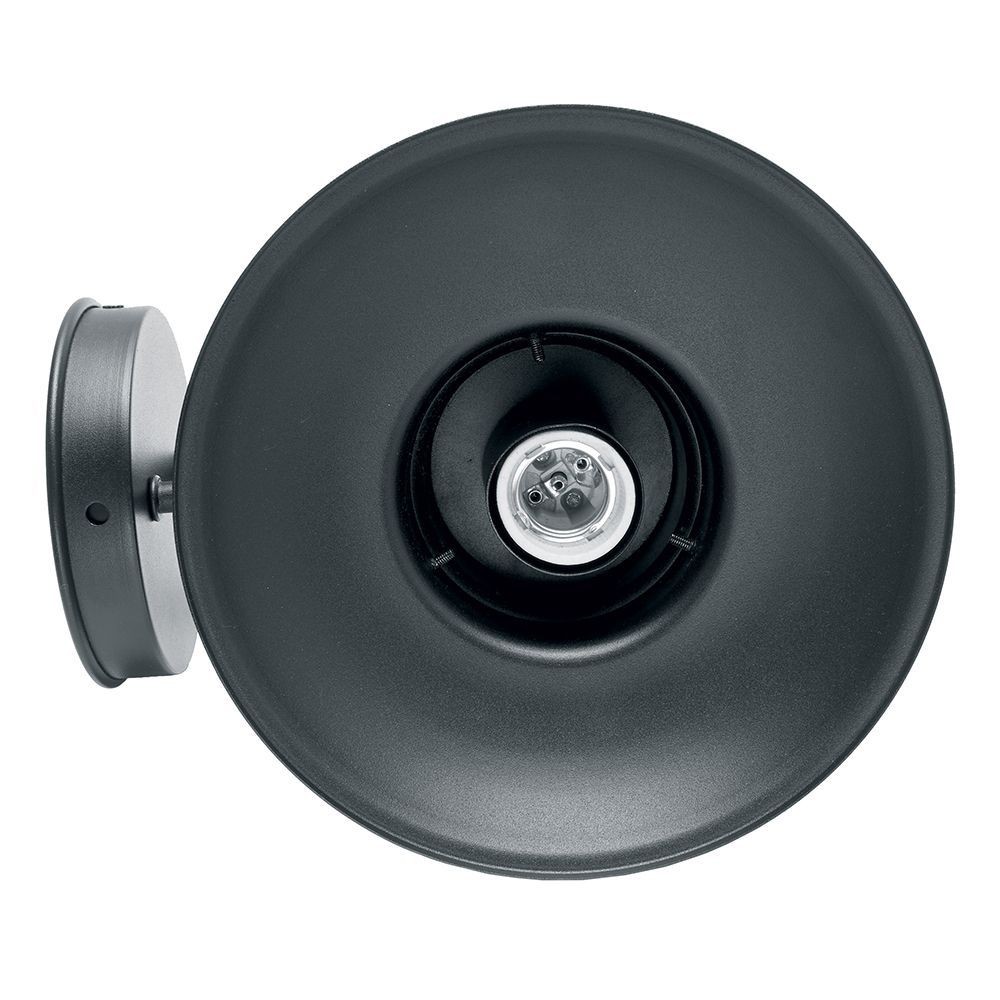 Уличные настенные светильники Светильник садово-парковый Feron PL571 на стену вниз 60W 230V E27 черный 11597 