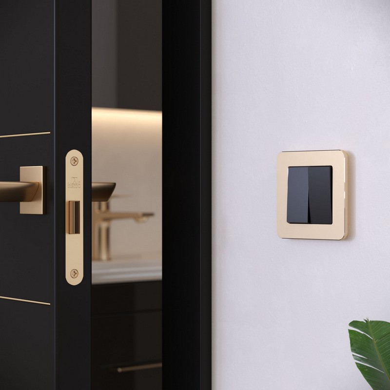 Рамки Werkel Platinum Рамка Werkel на 1 пост Platinum шампань W0012611