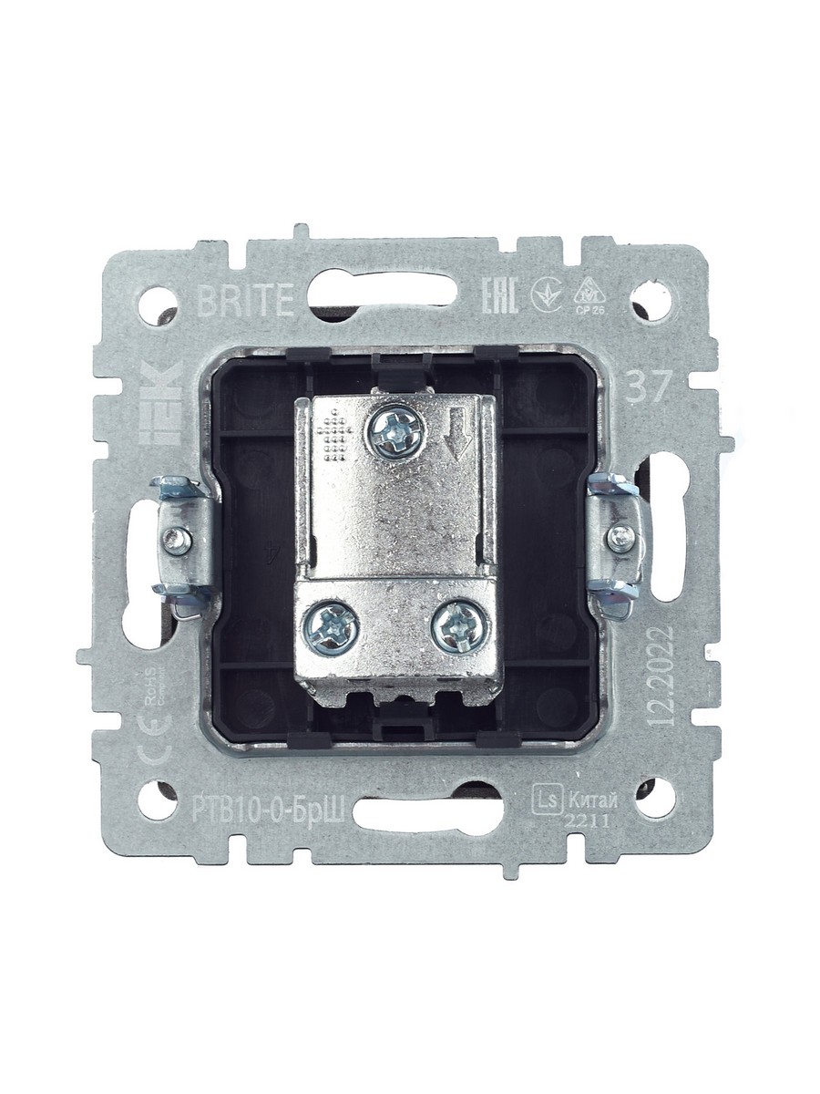 IEK Brite Шампань Розетка IEK BRITE TV проходная РТВ10-0-БрШ шампань BR-A10-P-K37