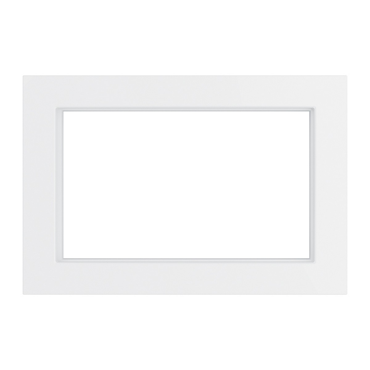 Катрин - Розетки и выключатели Stekker Рамка 2-местная (без перемычки) стекло STEKKER GFR00-7012-01 серия Катрин белый 39566