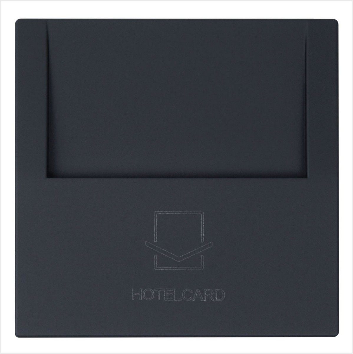 JASMART FD - розетки и выключатели Отельный карточный выключатель JASMART FD Черный матовый (soft touch) 6209PBM