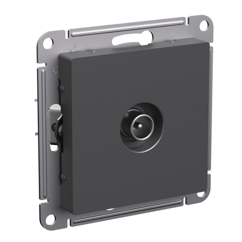 AtlasDesign Базальт Розетка Systeme Electric AtlasDesign Базальт TV оконечная 1DB, ATN001491