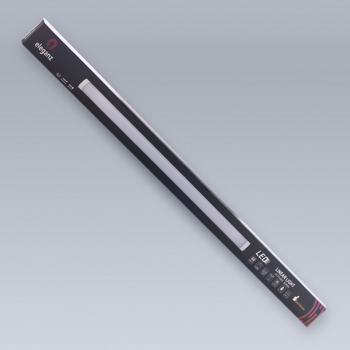 Светильник ELEGANZ линейный-панель 60W 4500К 1500*75*25мм 220V IP40 9808