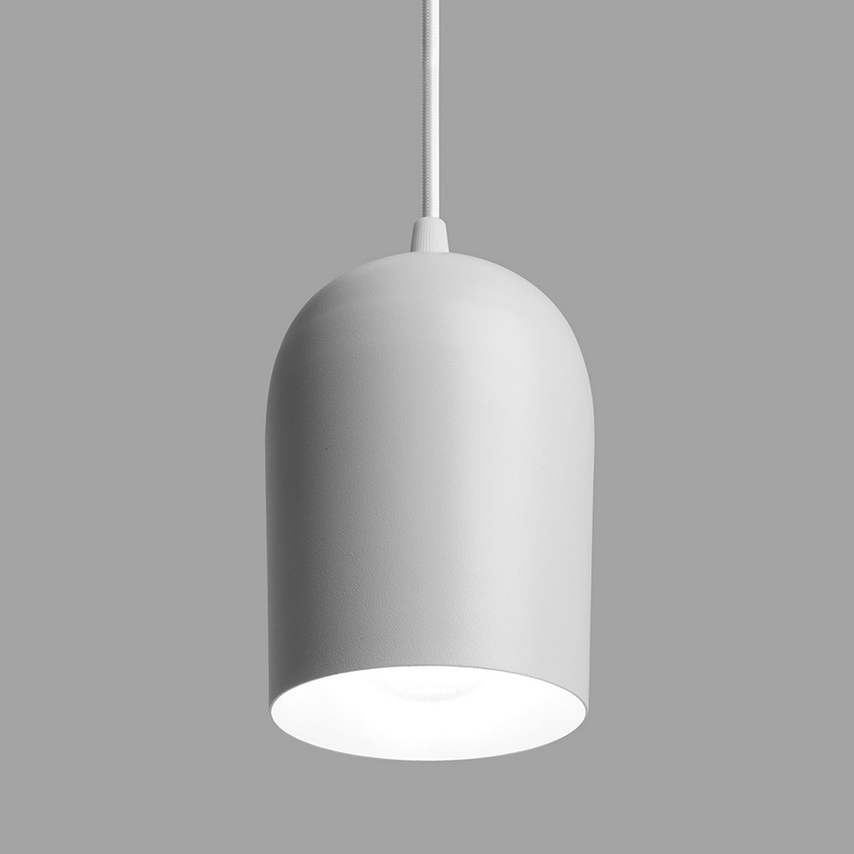 Трековые светодиодные светильники Светильник Feron AL197 трековый однофазный на шинопровод под лампу на подвесе E27 белый 48554 