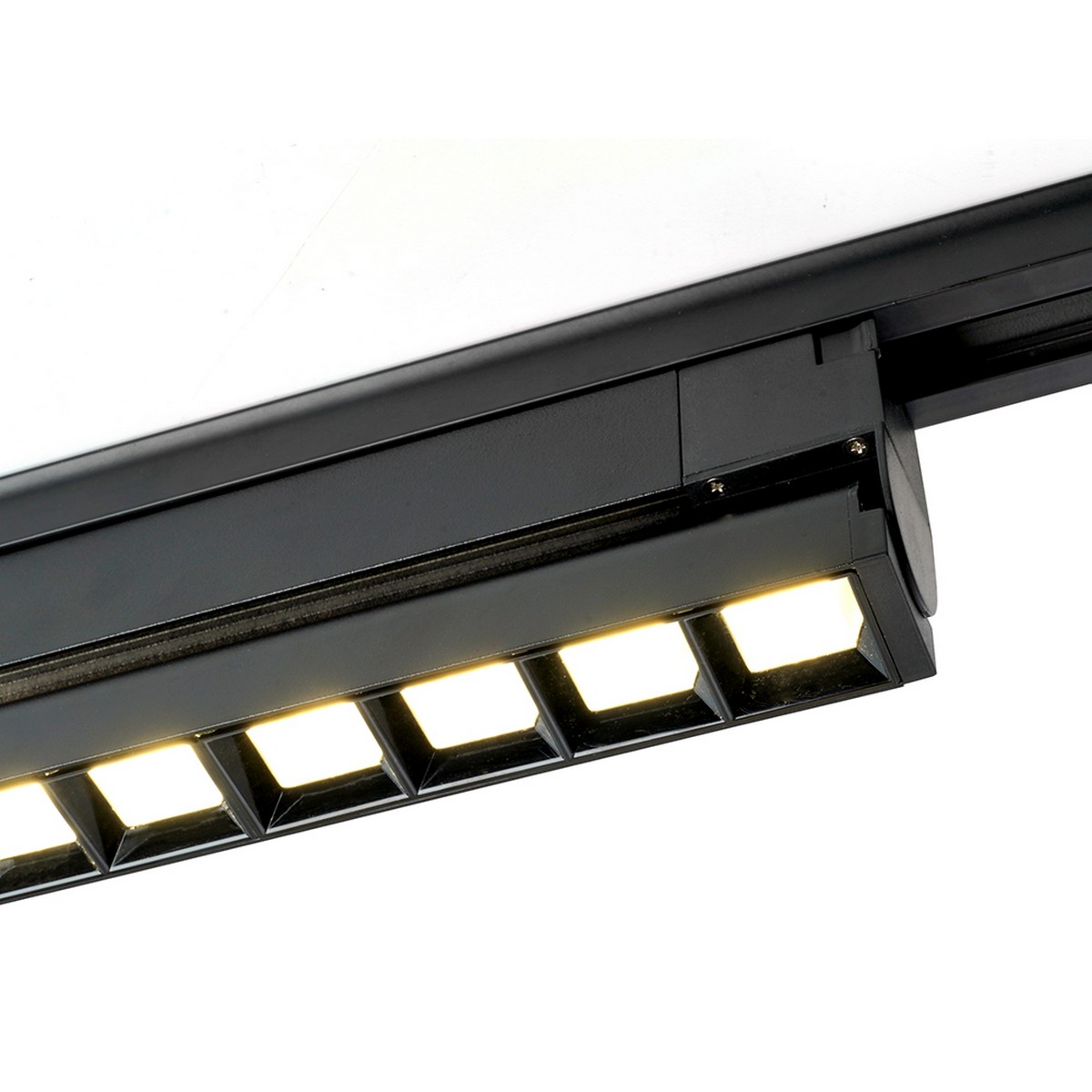 Трековые светодиодные светильники Светодиодный светильник Feron AL131 трековый однофазный 20W 4000K 60 град. черный 48376 