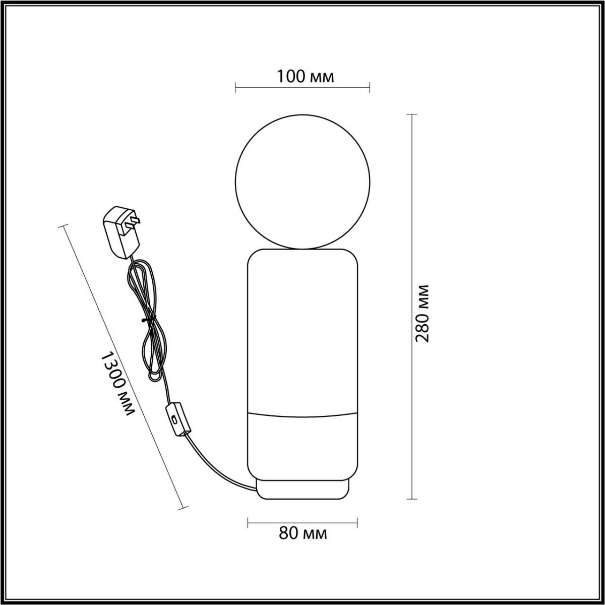 Настольные лампы Настольная лампа LUMION 5669/1T HIMIKO 