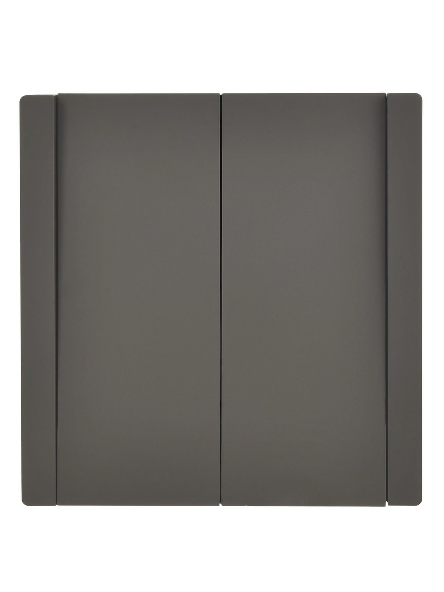 IEK FORTE&PIANO Серый Выключатель IEK FORTE&PIANO Серый 2-кл проходной 10А FP307