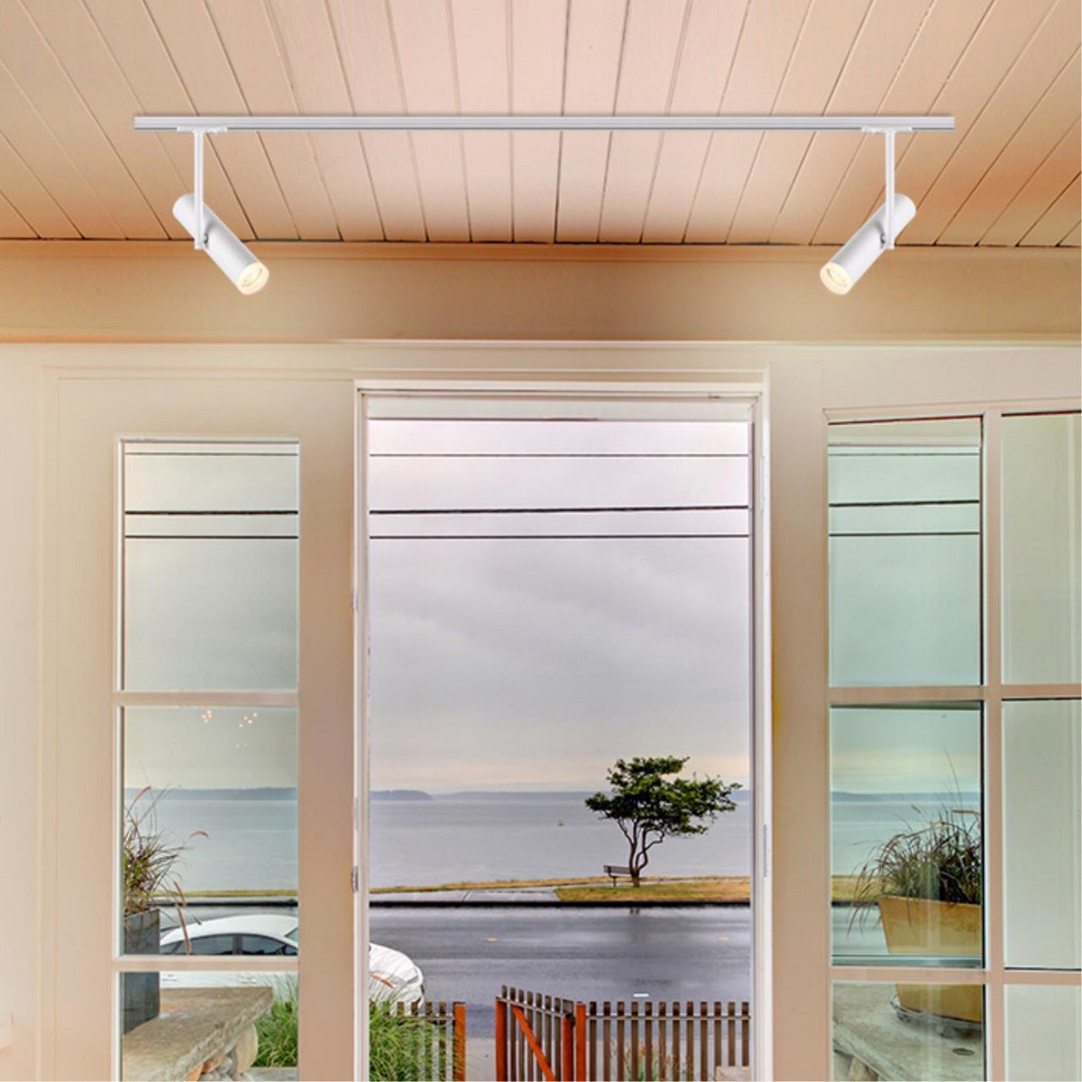 Трековые светодиодные светильники Светильник трековый однофазный трехжильный NOVOTECH 370574 BATRA 