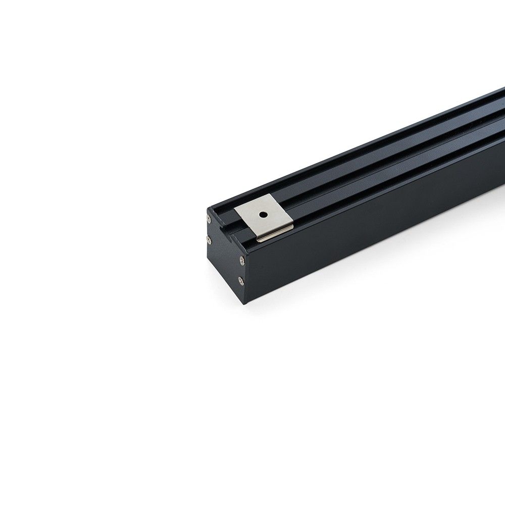Профиль и крепеж для светодиодной ленты Профиль Feron  для светодиодной ленты накладной "Линии света" черный CAB256 10369 
