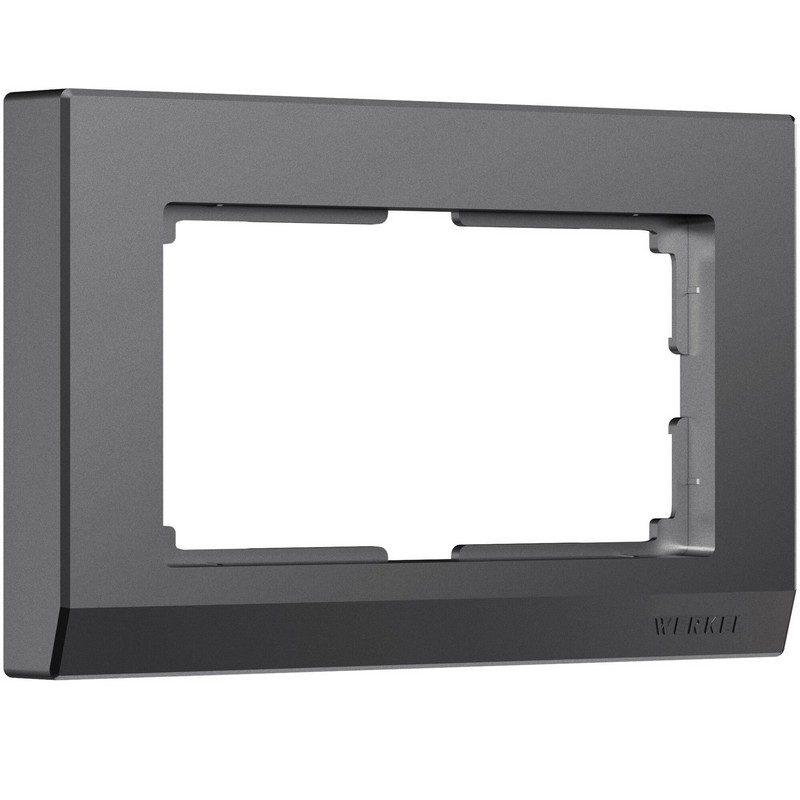 Рамки Werkel Stark Рамка Werkel для двойной розетки Stark (графит матовый) W0081864