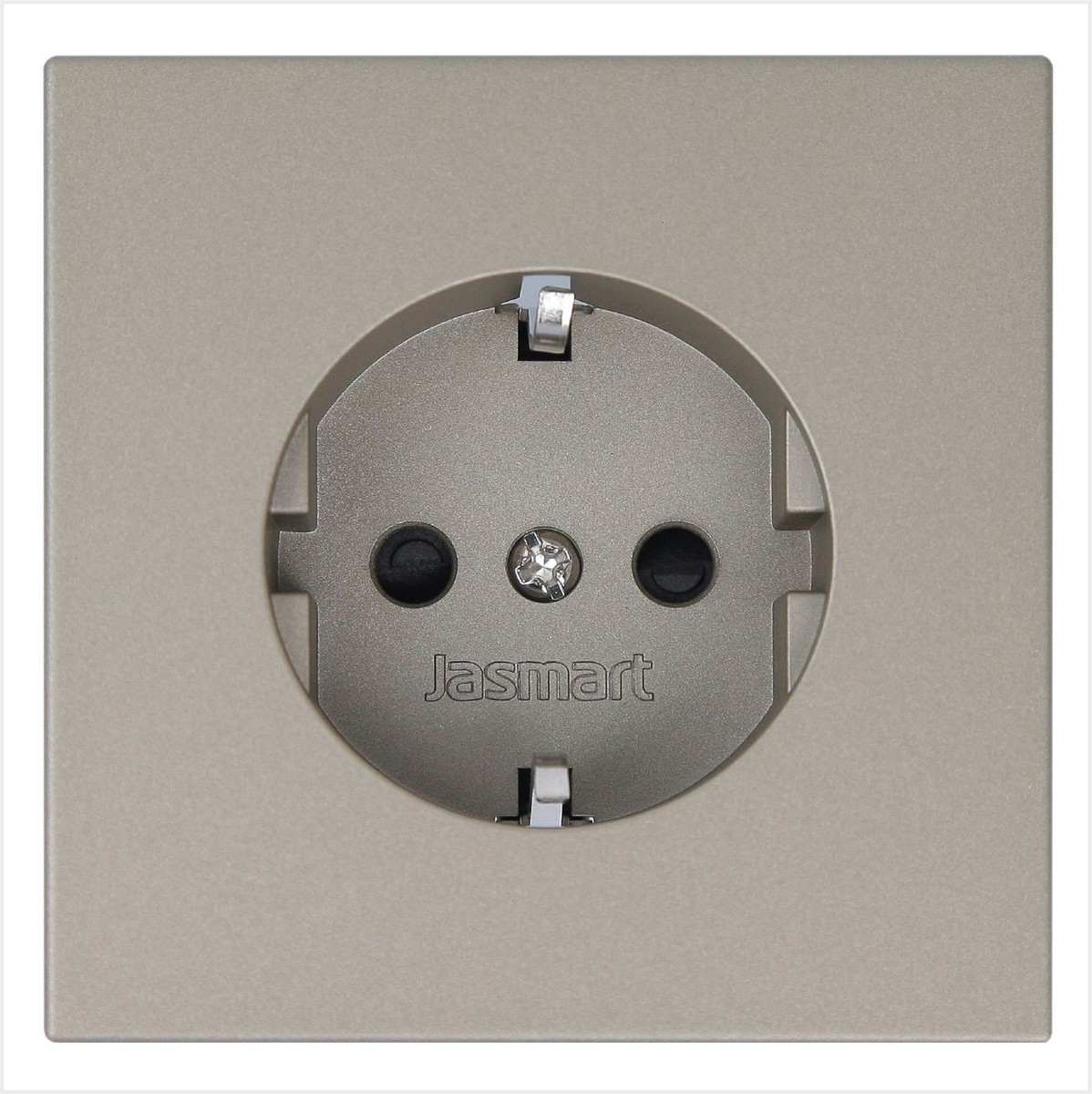 JASMART FD - розетки и выключатели Розетка JASMART FD SCHUKO с защитными шторками Бронза 5501BR