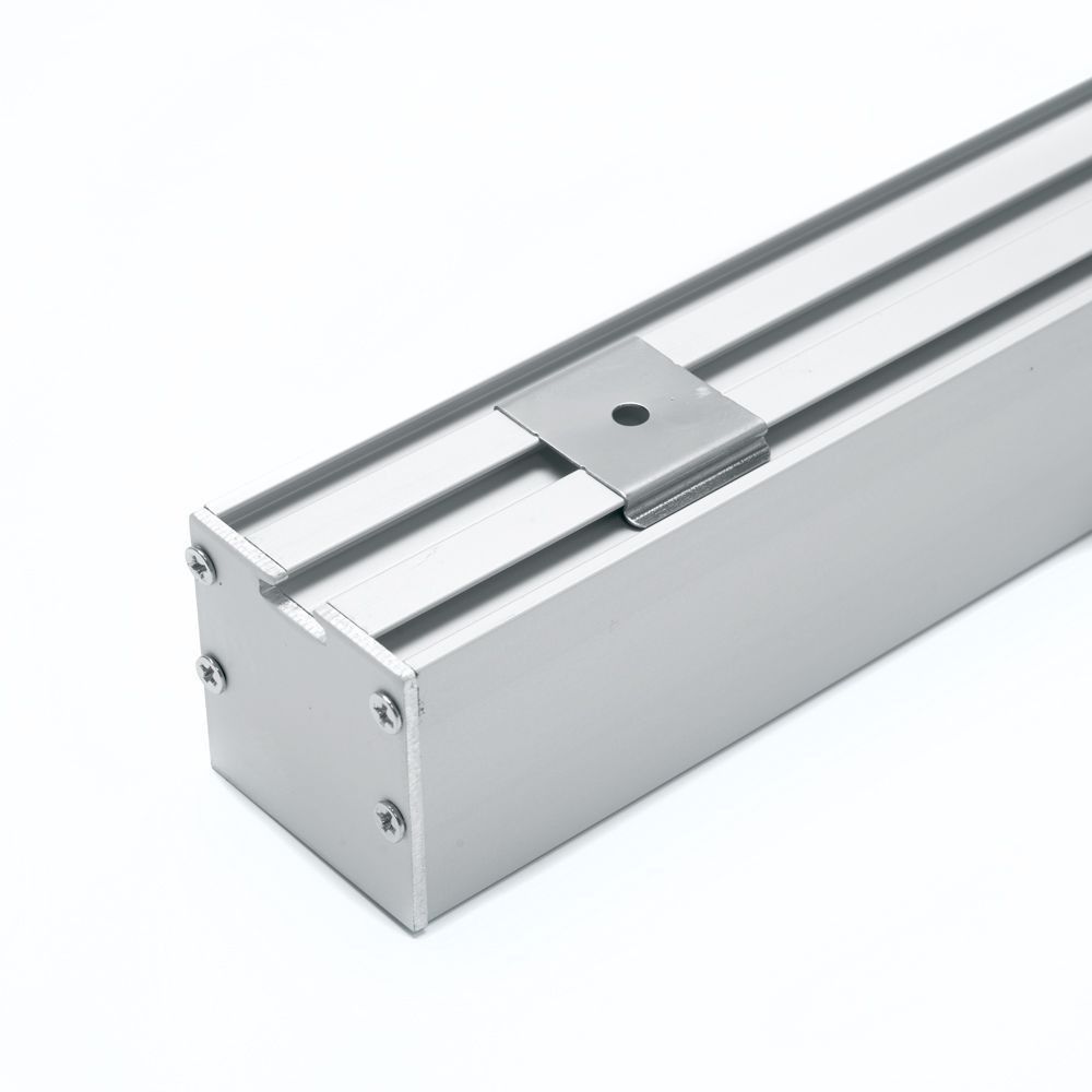 Профиль и крепеж для светодиодной ленты Профиль Feron  для светодиодной ленты накладной "Линии света" серебро CAB256 10367 