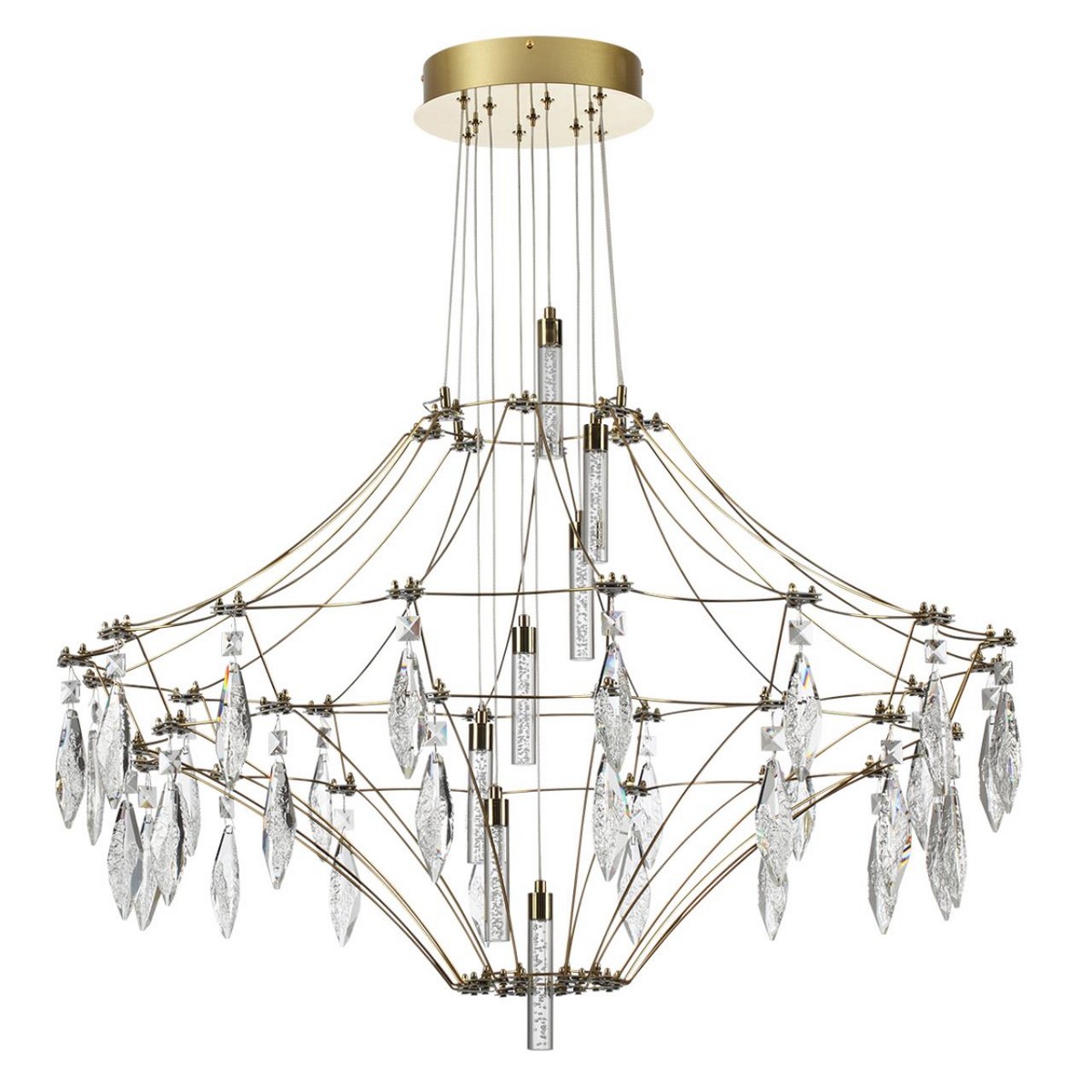 Люстры Потолочный светильник ODEON LIGHT EXCLUSIVE 7000/51CL FLAMENCO LED