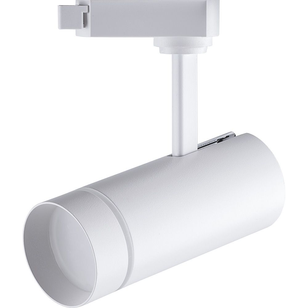 Трековые светодиодные светильники Светодиодный светильник Feron AL106 трековый на шинопровод 20W 4000K 80 градусов белый  32446 