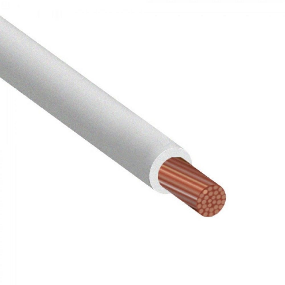 Провод одножильный ПуВ, ПуГВ Провод ПуГВ 1х6 белый ГОСТ 7399-97 ККЗ