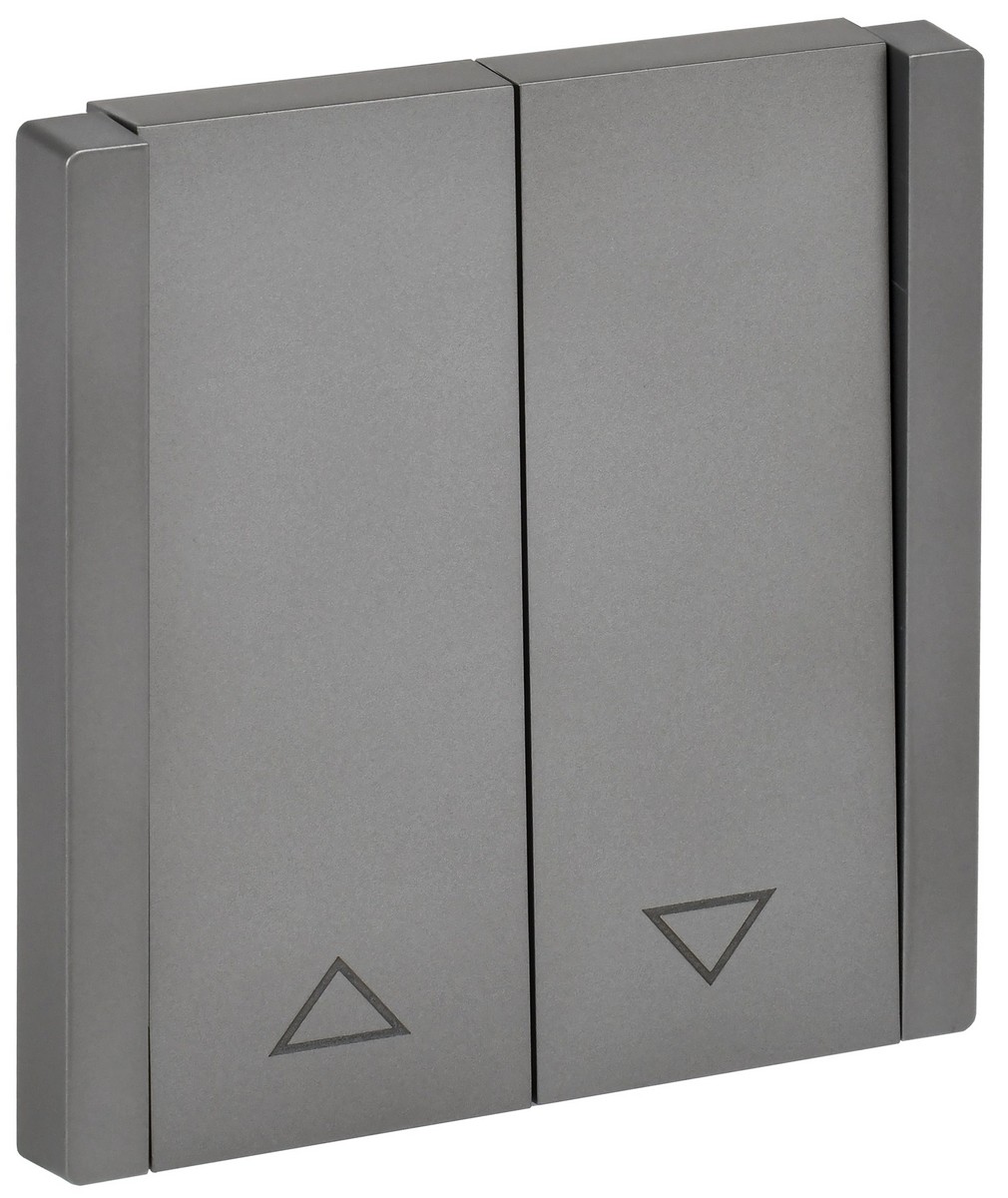 IEK FORTE&PIANO Сталь Выключатель IEK FORTE&PIANO Сталь жалюзи 10А FP511