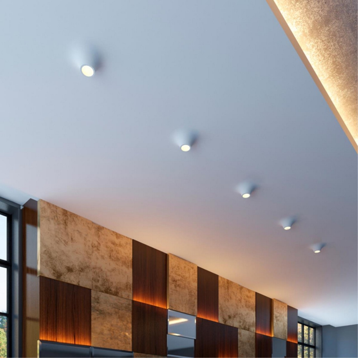 Встраиваемые светодиодные светильники Встраиваемый под покраску светильник NOVOTECH 370495 CAIL 