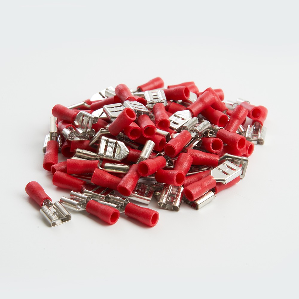 Наконечник плоский Изолированный (мама) РпИм 1,5-250, STEKKER, LD402-15250 (упаковка 100 шт) 39412