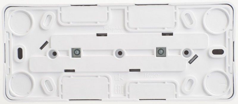 Этюд Белый Розетка 3-ая Systeme Electric Этюд наружный Белый б/з без шторок 16А 250B PA16-009B