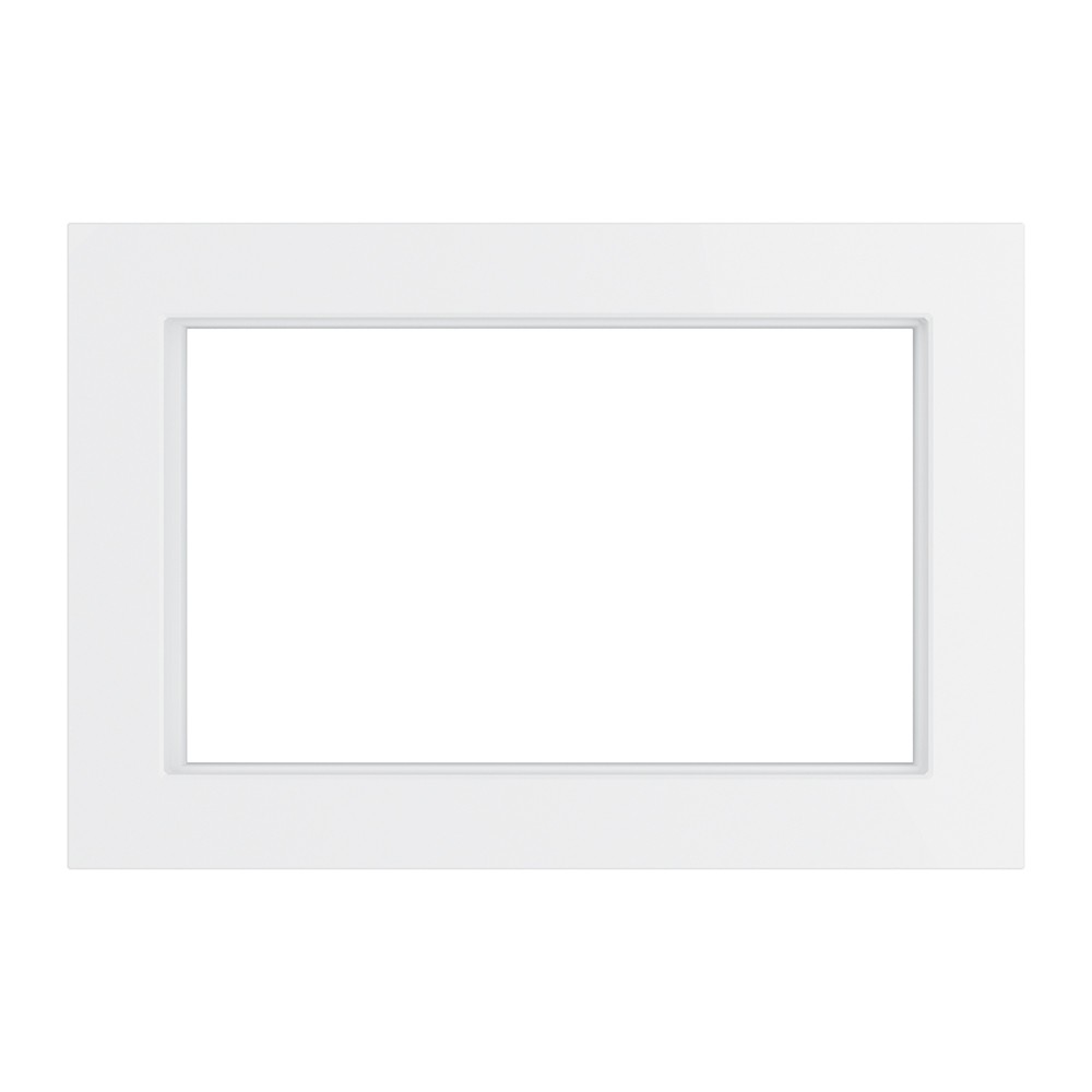 Катрин - Розетки и выключатели Stekker Рамка 2-местная (без перемычки) стекло STEKKER GFR00-7012-01 серия Катрин белый 39566